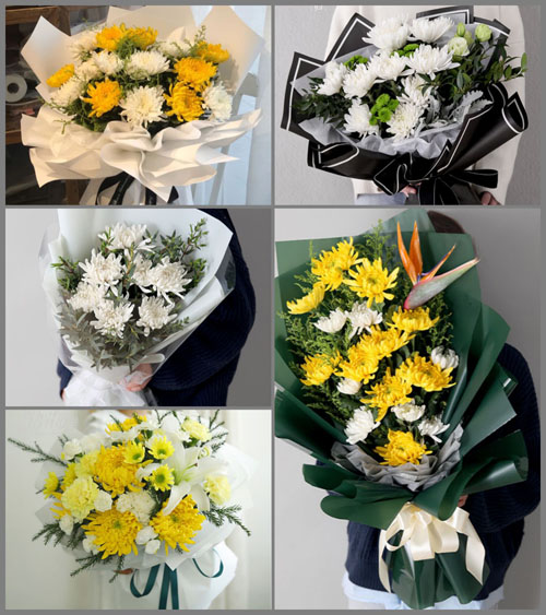 贵州毕节市赫章县野马川镇白事花束代送